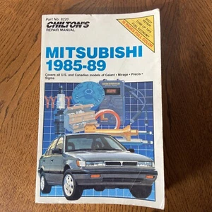 1985-89 CHILTON MITSUBISHI SERVICE SHOP REPAIR GUIDE MANUAL - Picture 1 of 3