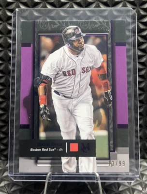 2024 Topps Museum Collection DAVID ORTIZ  #79 Amythest Parallel Red Sox /99 - Image 1 of 3