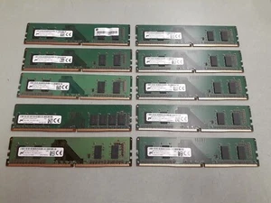 Micron 40GB (10x4GB) 1Rx16 DDR4 PC4-2400T Desktop Ram MTA4ATF51264AZ-2G3E1 - Picture 1 of 5