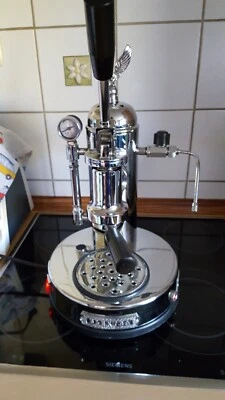 ELEKTRA Siebträger Espressomaschine Profi Handhebelmaschine Elektra Chrom - Bild 1 von 4