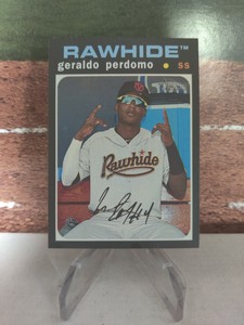 2020 Geraldo Perdomo Topps Heritage Minor League Rookie Card RC Diamondback #47