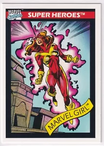 1990 Impel Marvel Universe #9 Marvel Girl Jean Grey - Picture 1 of 3