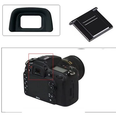 DK-20 Rubber EyeCup Eyepiece For NIKON D5100 D3100 D3000 D60 D50 D70 F65 F7+BS 1 - Image 1 of 2