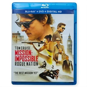 Mission: Impossible Rogue Nation Blu-Ray DVD Digital HD Tom Cruise 2015 Tested - Picture 1 of 4
