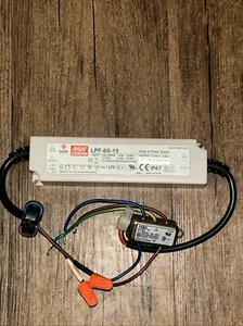 MEAN WELL LPF-60-15 Power Supply,AC-DC,15V 100-240 Vac - Picture 1 of 9