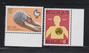BELGIUM STAMPS 1973 ISSUES CHARITY STAMP/WHO MNH - LAN84 - LANB90 - Picture 1 of 1
