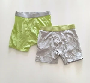 All In Motion Boys Cotton Blend Boxer Brief Youth Size L Green Gray Multi 2 Pair - Picture 1 of 6
