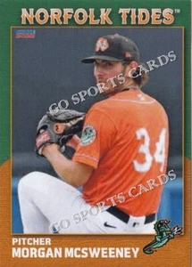 2022 Norfolk Tides 2nd Morgan McSweeney RC Rookie Baltimore Orioles - Picture 1 of 1