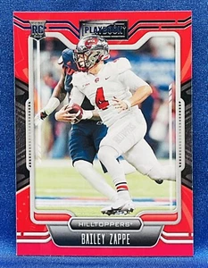 2022 Panini Chronicles Playbook Draft Picks Football BAILEY ZAPPE #24 - Picture 1 of 2