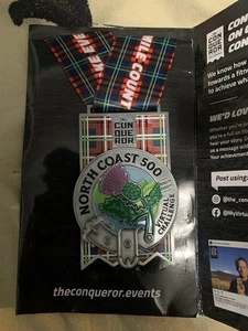 The Conqueror North Coast Virtual Challenge Medal Schottland - Bild 1 von 3
