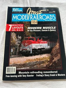 Great Model Railroads Magazine Feb 1994 Modern Muscle Layouts Model Railroader - Bild 1 von 2