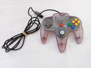 N64 Controller Atomic Purple Controller Original Nintendo 64 Transparent Lila - Bild 1 von 4
