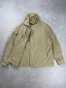 Vintage Burberry Nova Check Casual Harrington Jacket Size 48 Duties Paid (USA) - Picture 1 of 22