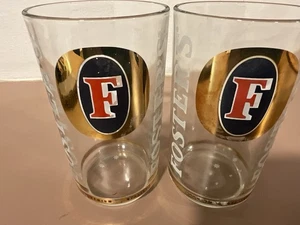Foster's Australian Lager Kangaroo Heavy Beer Glass Extra Large - Set of 2 - Picture 1 of 10