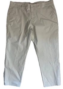 Marcus Pierce Mens Pants Renegade Birch Beige Cream Performance Material - Picture 1 of 8