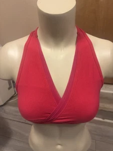 Lululemon Free To Be Halter Bra size 6 in Boom Juice Wrap Front Racerback Yoga - Picture 1 of 14