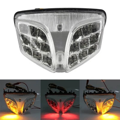 Luz trasera LED señales de giro lámpara integrada para Suzuki GSXR 600 750 2008-2012 Foto 1 de 4