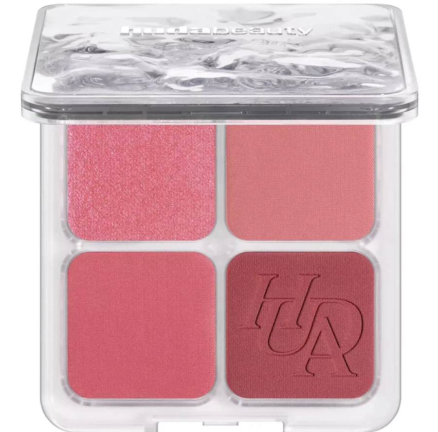 Paleta de iluminadores desenfocantes HUDA BEAUTY - Rose Berry - Totalmente nueva - VENTA CALIENTE Foto 1 de 3