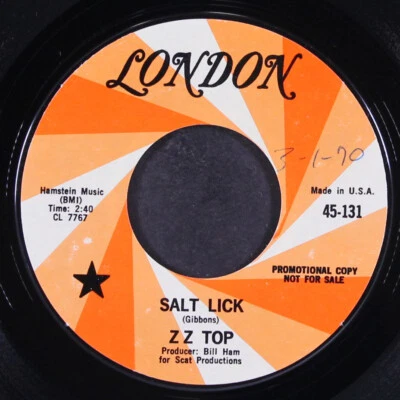 ZZ TOP: salt lick / miller's farm LONDON 7" Single 45 RPM - Image 1 of 2