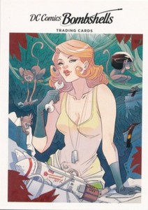 H17 HAWKGIRL 2017 Cryptozoic DC Comics Bombshells COVERS card