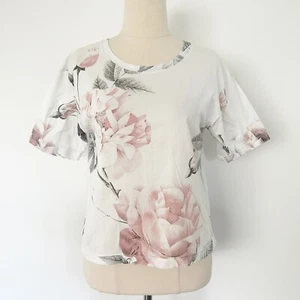 Religion Limited Edition Tee Tshirt Small 10 White Floral Roses Short Sleeve - Picture 1 of 4