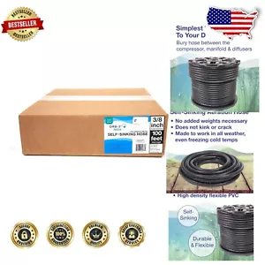 Self-Sinking Hose 3/8" ID for Pond Aeration - Easy Install & Durable - Picture 1 of 9
