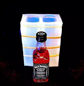 Pilar de silicona vela jabón botella de whisky 2 cavidades hecho en casa - Imagen 1 de 11