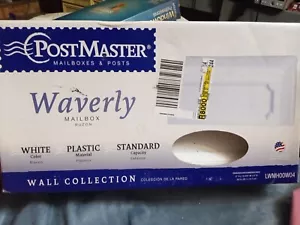 Brand New - Post Master Waverly Mailbox -White/Plastic Wall-mount/Horizontal - Picture 1 of 9