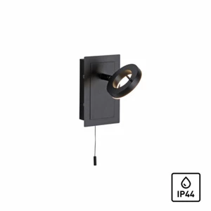 LED Wandlampe anthrazit matt 1 flammig Spot drehbar Kippschalter Schalter Licht - Bild 1 von 8