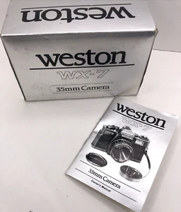 EMPTY BOX Weston WX-7 Camera Manual Prop - Picture 1 of 11