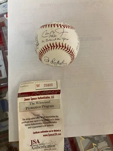 Rookie Of The Year Autographed Official ML Baseball 15 Autos- Ripken Jr, etc JSA - Picture 1 of 5