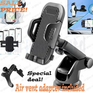 360° Universal Mount Holder Car Stand Windshield For Mobile Cell Phone GPS - Picture 1 of 15