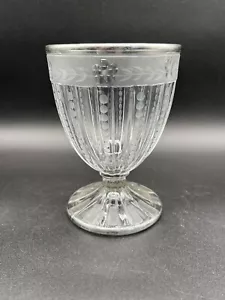 Vintage Silver Overlay Trim Cut Glass Candy Dish, Circa: 1930’s - Picture 1 of 8