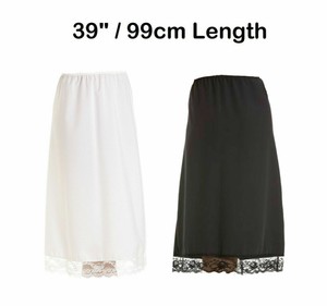 Stylish Trendy Girls Skirt Half Slip Waist Net Lace Petticoat 28" , 39" Length