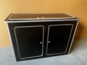 VW T4 Camper Black Laminate Smev Lavanda 9222 9722 Kitchen Pod Unit Sink Hob - Picture 1 of 9