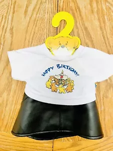 T-shirt Build-A-Bear accessorio Happy Birthday con gonna nera - Foto 1 di 5