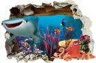 Wandtattoo Wandsticker 3D Findet Nemo Dory Wandaufkleber Disney 152 Loch