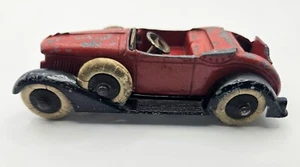 Vintage Tootsietoy Diecast Car - 1930s Roadster Convertible - Made in USA - Red - Picture 1 of 13