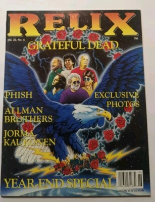 Relix Magazine Dec 1996 Vol 23 #6 Phish Dead Year End Special Exclusive Photos  - Image 1 of 4