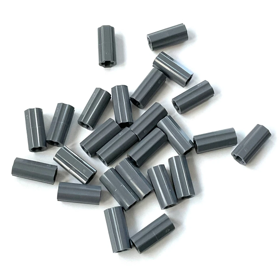 25 Lego Technic Verbinder Hülse neu-dunkelgrau NEU 6538c - Bild 1 von 1