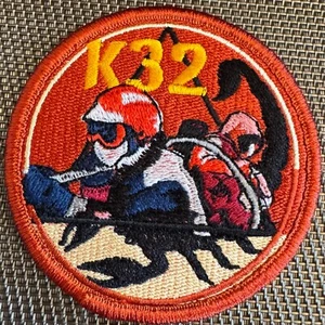 ÉCUSSON PATCH SAPEURS-POMPIERS K32  RECHERCHÉ  (ÉCU 81) - Picture 1 of 2