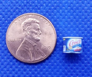 Dollhouse Miniature Replica Can of Crisco Shortening ~ 1:24 Scale - Picture 1 of 1