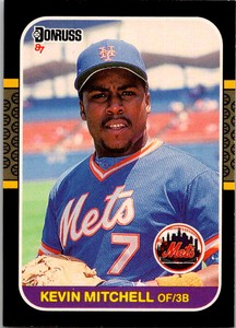 1987 Donruss #599 Kevin Mitchell