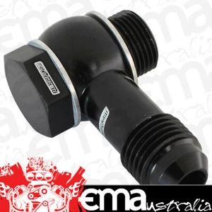 Aeroflow AF167-06BLK Holley - Fitech - 9/16" to -6 Inlet Fitting Kit Black - Picture 1 of 3