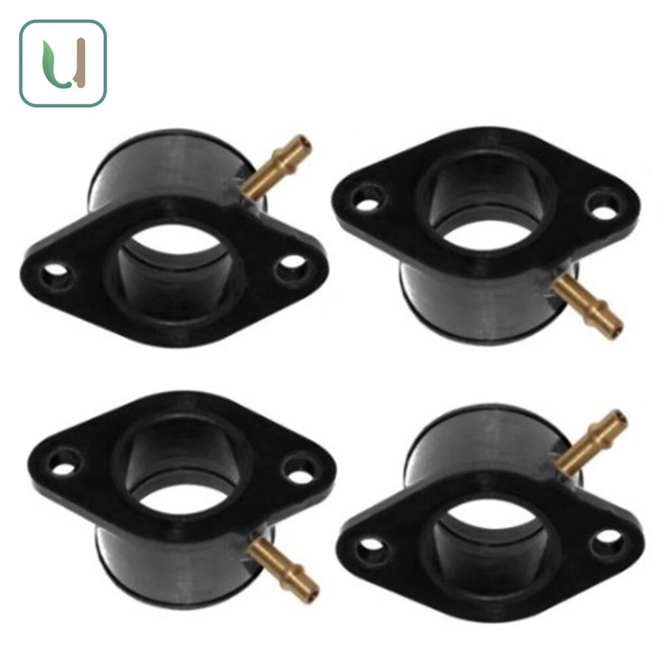 4X Carburetor Intake Manifold Boot Fit Kawasaki KZ650 KZ650B KZ650C 1977-1979 - Image 1 of 4