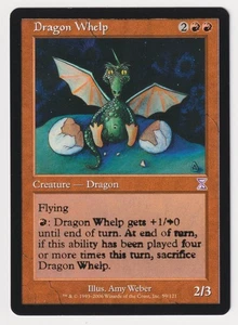 Dragon Whelp LP Timeshifted 2006 MTG Magic Factory Error Misprint Additional Ink - Picture 1 of 2