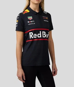 Castore Red Bull Racing Teamline Short Sleeve Polo Shirt - UK 12 - New With Tags - Picture 1 of 2
