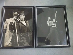 2 kultige Bruce Springsteen 1976 New Brunswick Fotos gerahmt 13x9" - Bild 1 von 4