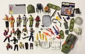 Vintage GI Joe Original PARTS & FIGURE Lot 1982-1988 Hasbro ARAH SNOW CAT POD - Picture 1 of 8