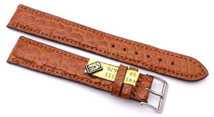 Correa de reloj 19 mm/16 XL Krokoband Louisiana Alligator Made Germany coñac 126X88 mm - Imagen 1 de 3